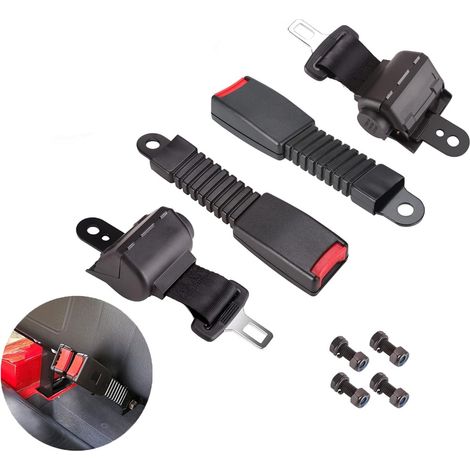 2 ceintures de sécurité rétractables universelles avec boucles pour voiturette de golf EZGO Club Car Yamaha 42" (1/5)