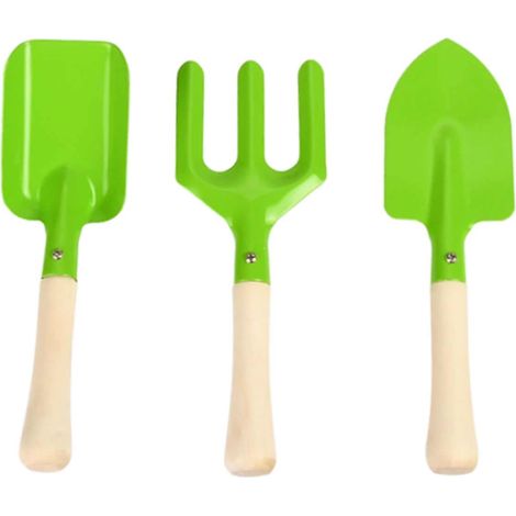 Esschert Design Kinder Gartenset Grün 3 teiliges Set