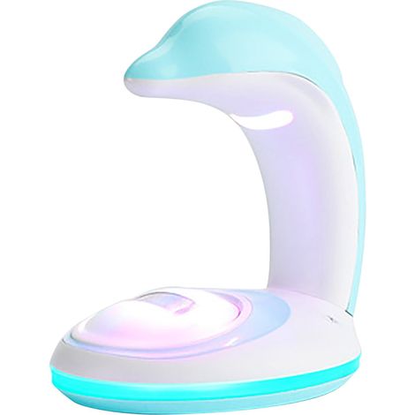 Lampe Projecteur Arc-en-ciel - Lumière LED pour Décoration Intérieure - Fonctionne sur Pile AAA ou Alimentation DC 5 V - 13,6 x 9,8 x 15,2 cm - 1 Pièce (1/4)
