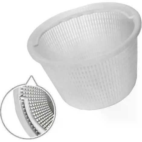 Panier de filtre pour skimmer en béton de 2 pouces avec crochet 05280R0400, adapté aux skimmers en béton et aux outils de nettoyage de l'eau des piscines extérieures. (1/5)