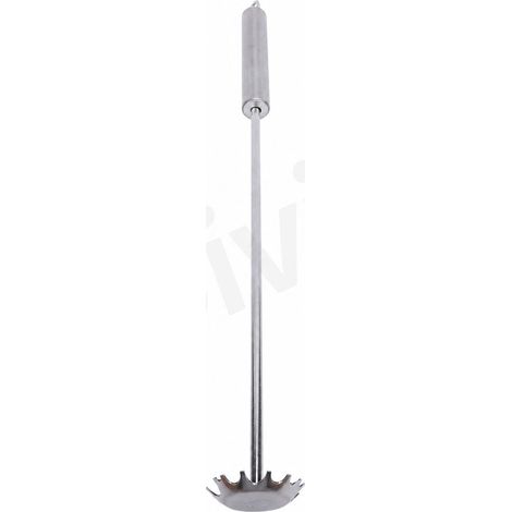 Grattoir pour barbecue Toivize Inox Grille longue poignée robuste nettoyage facile entre barreaux sans soulever grille idéal camping (1/5)