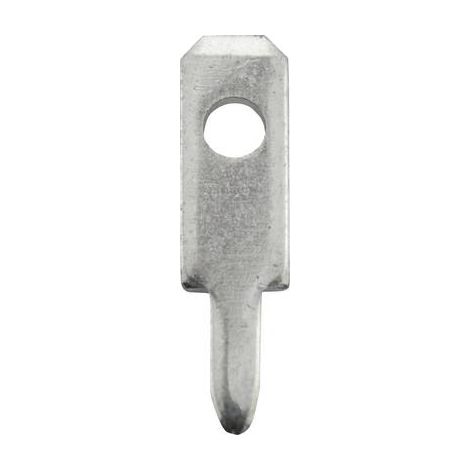 Languette 2.8 x 0.8 mm Vogt Verbindungstechnik 378008,68 180 ° non isolé métal 100 pc(s) (1/2)