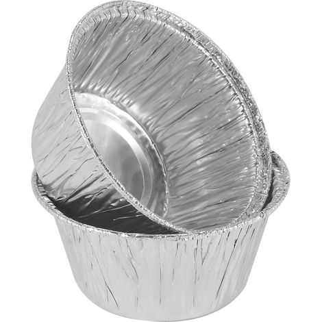 HONORNIC - 150 moules à muffins en aluminium jetables, ramequins inclus.