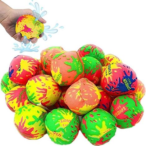 Water Ball - 8 Pièces - Boule À Eau Réutilisable - Diamètre 5 Cm - Pour Piscine Plage Jardin Parc Aquatique - Jeu Extérieur Enfants Adultes (1/5)