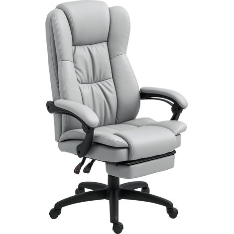Fauteuil de bureau SIENNA gris clair (1/5)