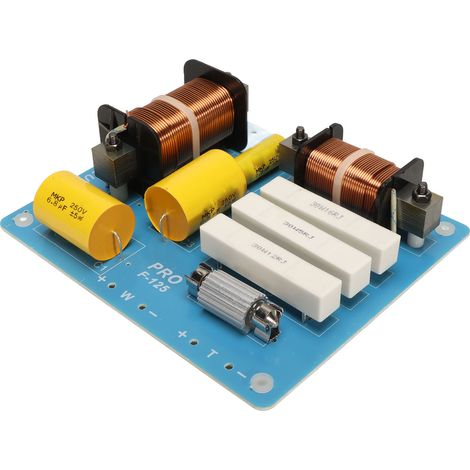 Filtreur 2 voies professionnel 800W max, séparateur de fréquences pour haut-parleur de scène extérieure et conférence, graves et aigus.