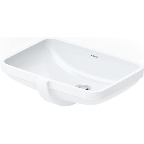 Duravit No.1 lavabo encastré, sans trou pour robinet, avec (1/3)