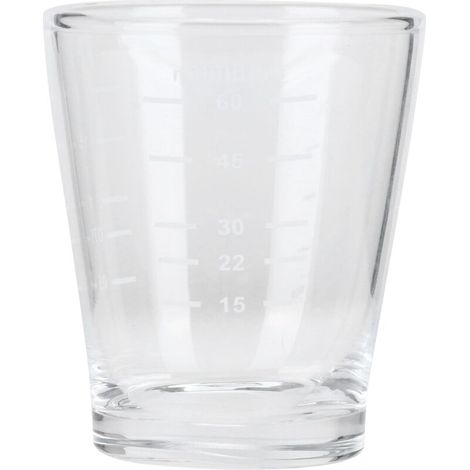 80ml Coffee Cup with Scales Milk Measuring Glass for Home Office Coffee Shop Transparent (1/5)