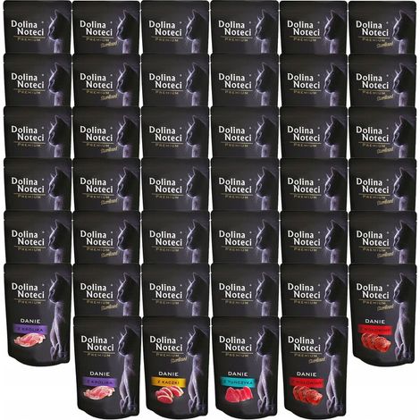 DOLINA NOTECI Alimento umido per gatti Premium Dani, mix di gusti 40 x 85 g