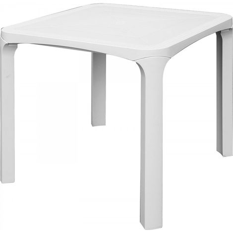 STOCK 14 TAVOLI OLE' RATTAN 80X80 GRANDSOLEIL Colore: Bianco