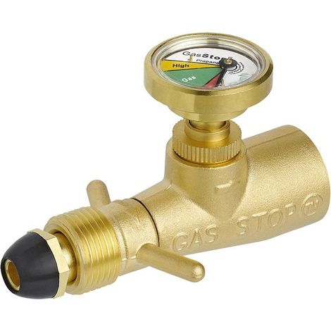Valvola darresto demergenza gasstop per bombole di gas propano se 0885 ngo lh pol g10 gsse1 (1/5)