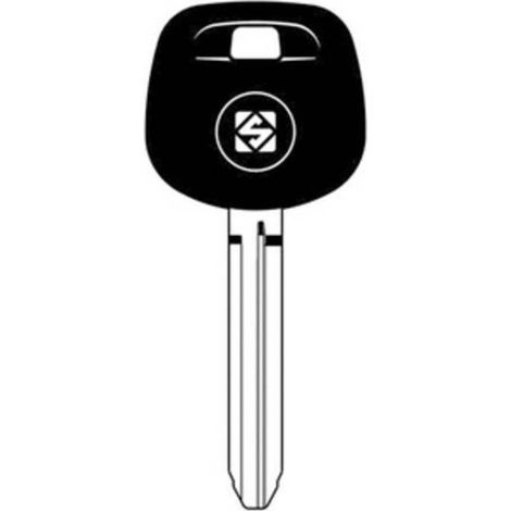 2 x SILCA TOY43ATE CHIAVE TRANSPONDER VUOTA OTTONE