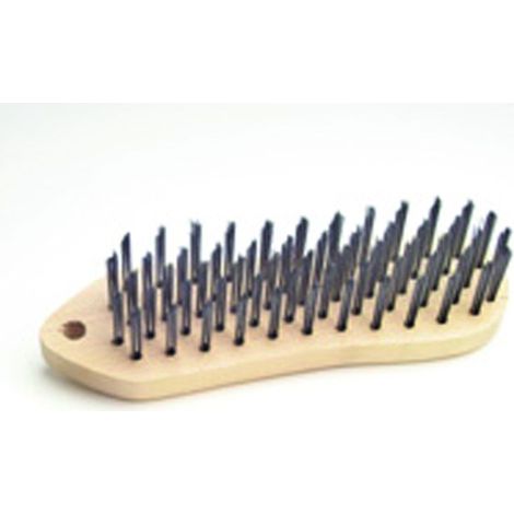 Brosse à main violon - acier souple - 5 rangs - KIBROS