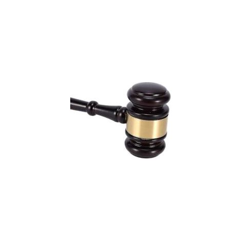 Marteau de juge en bois avec bloc sonore pour avocat, juge, vente aux enchères, artisanat, bon (1/5)