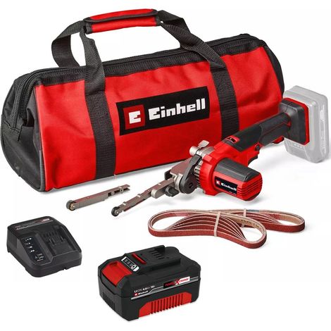 Einhell 4461000 Belt File Powerfile Precision Sander PXC + 4AH Battery Kit (1/5)