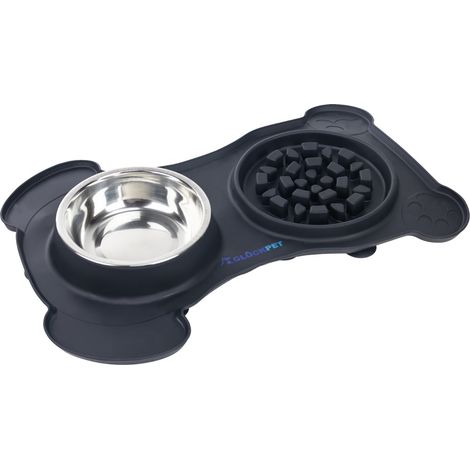 Comedero Lento con Bebedero para Perros 360ml Glückpet