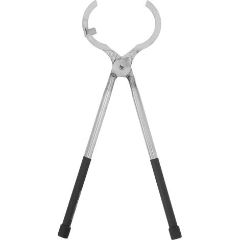 Pinzas para crisol Alipis de 1 kg para fundir y moldear metales, herramienta de elevación y acabado para joyeros, herreros y fundidores, acero inoxidable resistente a la corrosión. (1/5)