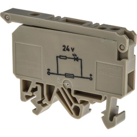 Porte-fusible monté sur rail RS PRO ( Prix pour 1 )