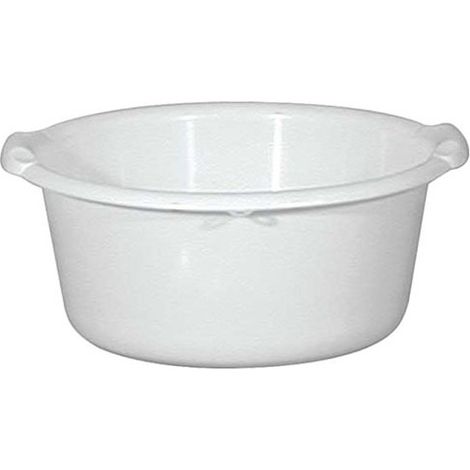 Bassine ronde alimentaire 20L – Diamètre 43cm – Hauteur 19.5cm – Fabrication française – Aluminium Et Plastique (1/4)