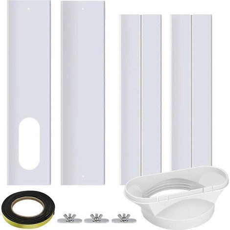 Kit de climatiseur pour porte coulissante kit de ventilation pour fenêtre kit de glissière réglable pour fenêtre plaque (1/5)