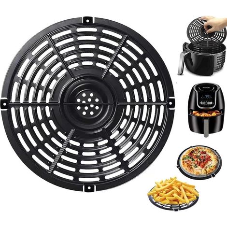 Reusable Airfryer Mat, Airfryer Pan, Replacement Airfryer Grid with Non-Stick Coating YMYNY (1/4)