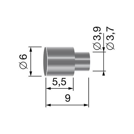 Topes de conducto, para conducto de ø: 5,0 mm.