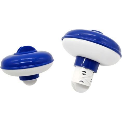 Distributeur flottant de chlore de 12,7 cm pour piscines, pataugeoires, spas et parcs aquatiques (bleu)