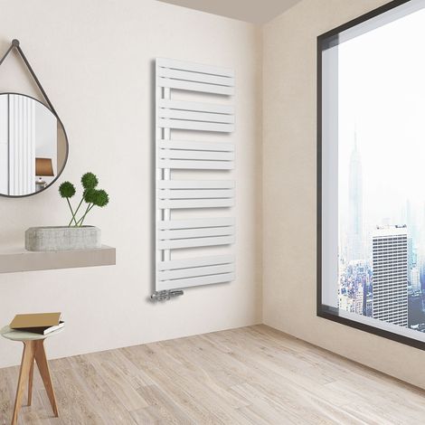 AICA Sanitär Heizkörper heizung badheizkörper Handtuchwärmer 1599x600mm Wandheizung Einseitig 2976W Weiß (1/5)