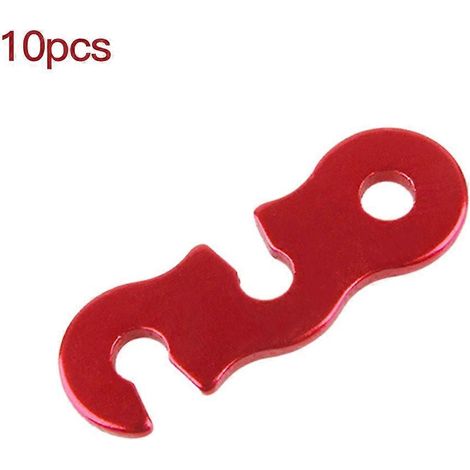 Kit de voyage pour tente de camping (10 pièces/1 pièce) : boucles de serrage pour cordon, outils inclus.