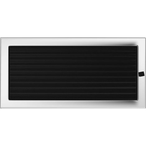 Lüftungsgitter 22x45 vernickelt Jalousie (1/4)