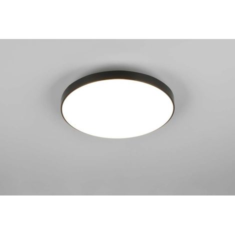 Reality Plafoniera Led Spica Nera - 18W 2000lm 4000K - D.27cm (1/5)