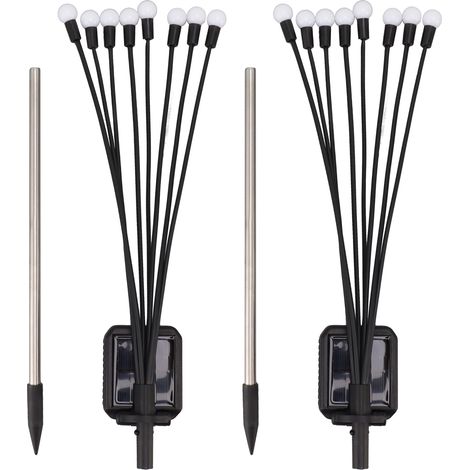 Sets mit je 8 wasserdichten LED-Solar-Lichterketten (IP65) für Garten, Terrasse und Gartenpartys (1/5)