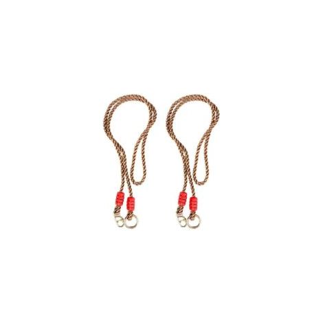 Corda regolabile in nylon da 1,8 m, moschettone per altalene da albero, amache, sedili sospesi, campeggio - Crezuo