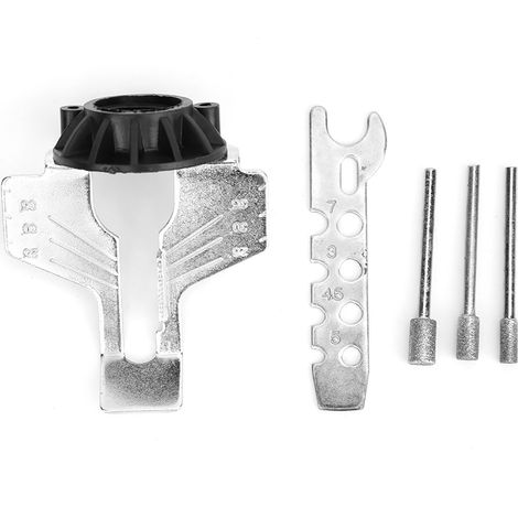 Affûteuse pour chaîne de tronçonneuse, accessoire de meulage et polissage pour affûteur de chaîne. (1/5)
