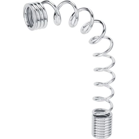 Accessoire de douchette de rinçage haute pression à ressort court en acier inoxydable avec douchette extractible (1/5)