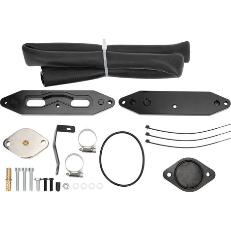 Kit de Suppression de Refroidisseur de vanne EGR, Kit de Suppression de Refroidissement EGR en Alliage d'aluminium, Kit de Suppression de Refroidisseur EGR pour Ford : 6,7 L Powerstroke Diesel.