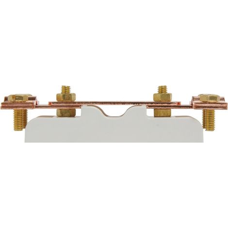 Piquet de Terre Tableau électrique Compteur Mesureur de Terre Fixation Câble Fiche electrique Barrette De Coupure 2 Cosses 35 mm ² 702620