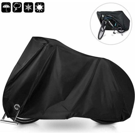 Housse de Vélo, Housse de Protection pour Vélo Imperméable Housse pour Vélo étanche Anti poussière Protection UV Housse de Pluie de Vélo pour VTT et Vélo de Route 200x70x110cm LangRay (1/5)