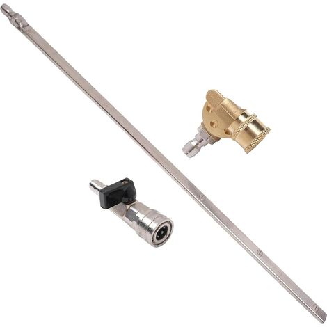 Baguette De Nettoyage Pour Radiateurs Lance De Lavage Haute Pression Tige Et Équipement Pour Gouttières Véhicules Réservoirs Fenêtres Maison (1/5)