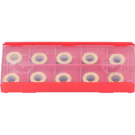 10 plaquettes de tournage en carbure pour fraiseuse CNC indexables pour le traitement des métaux RPMT1204 (1/5)