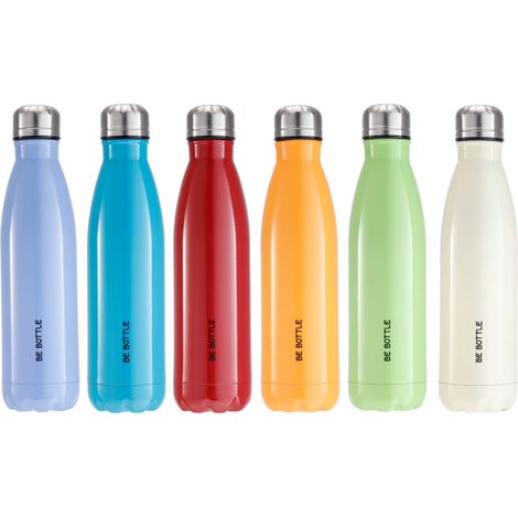 1 Pezzo Borraccia Bottiglia Termica Colorata Capacità 750 ml Vari Colori (1/2)