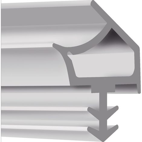 Stopper porta K2953 L.5m per fresatura TPE nero beige