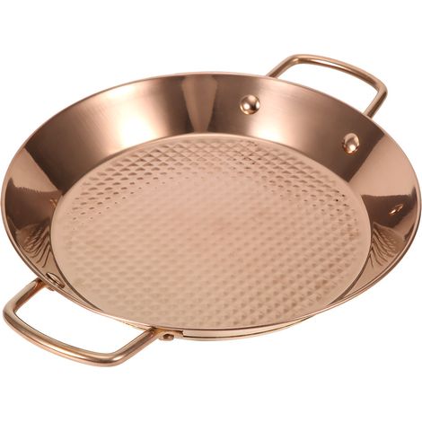 Plateau à fruits de mer en acier inoxydable avec double poignée, ustensile de cuisine de 26 cm de diamètre intérieur (1/5)