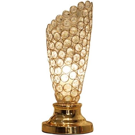 Lampe de Bureau LED Cristal Abat-Jour Élégant Protection Yeux Lecture (1/4)