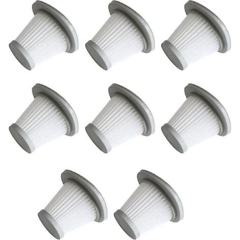 Lot de 8 filtres Hepa de rechange pour aspirateur à main sans fil Deerma Dx118c Dx128c (1/2)