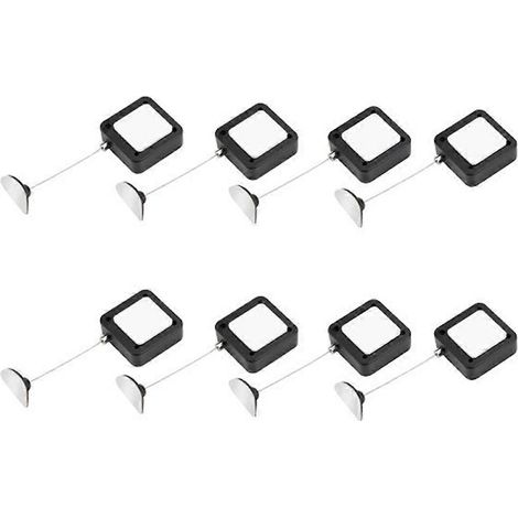 Set mit 8 einziehbaren Sicherheitsleinen für TV-Fernbedienungen mit verstellbarem Riemen B (1/5)