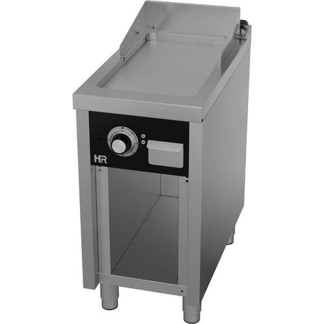 Fry top électrique sur placard 750 acier rectifié - HR Fainca