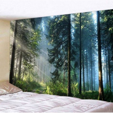 Tapisserie murale Nature Forest 180x230 Paysage Jungle (1/3)