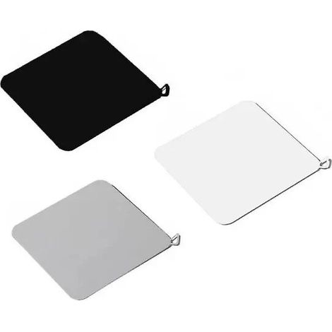 Grille d'évacuation en silicone, inodore, antidérapante, épaisse, sans BPA, multicolore, lot de 3 x 15 x 15 cm (1/5)