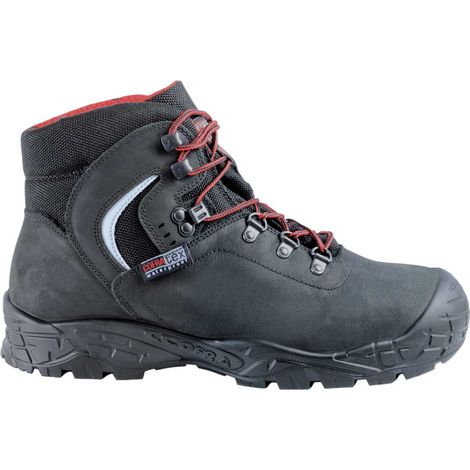 Cofra – Chaussures de sécurité SUMMIT S3 WR SRC T.43 – Tige nubuck hydrofuge et nylon CORDURA – Semelle polyuréthane bi-densité – Embout acier 200J (1/2)
